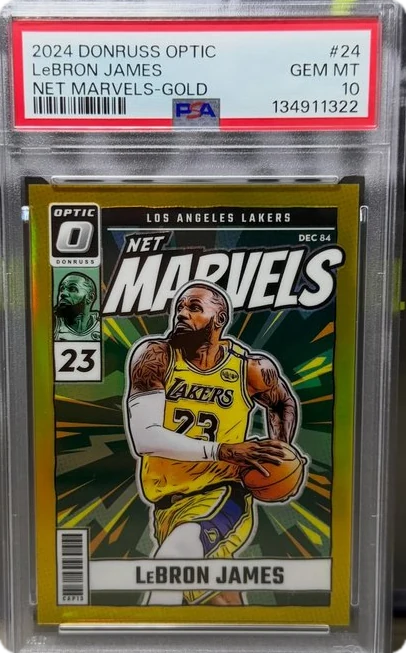LeBron James Net Marvels Gold